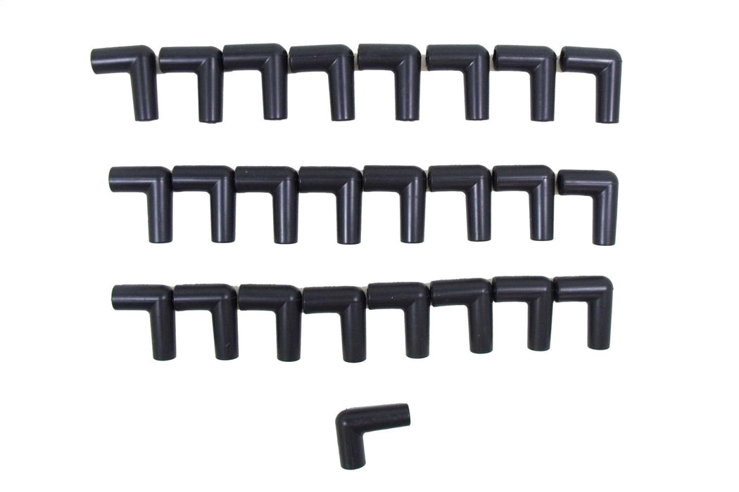 Taylor Cable 46201 Spark Plug Wire Boot; Size 7-10.4mm; 90 deg.; Black Silicone; Quantity 25; - Truck Part Superstore