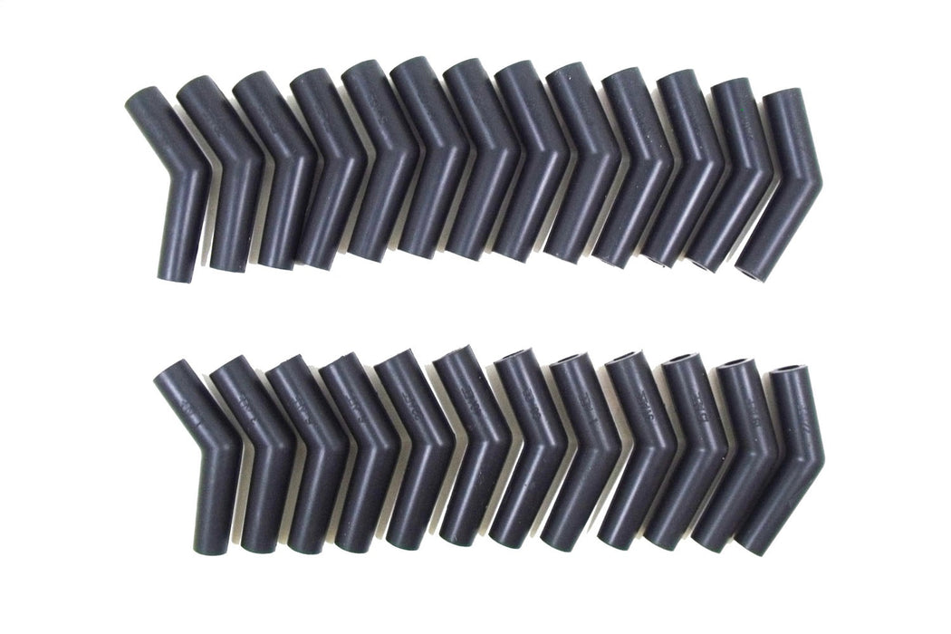 Taylor Cable 46205 Spark Plug Wire Boot; Size 7-10.4mm; 135 deg.; Black Silicone; Quantity 25; - Truck Part Superstore