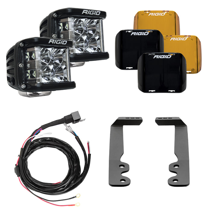 Rigid Industries 46808 2022+ Toyota Tundra D-SS Series A-Pillar Lighting Kit RIGID Industries - Truck Part Superstore