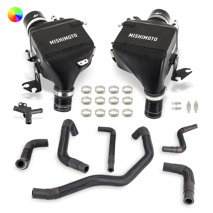 Mishimoto MMINT-Q50-16N Air-To-Water Intercoolers, Fits Infiniti Q50/Q60 3.0T 2016+, Custom Color - Truck Part Superstore