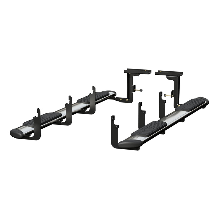 LUVERNE 477093-401733 Regal 7 Polished Stainless 93" Oval W2W Steps, Select Ford F-250, F-350, F-450 - Truck Part Superstore