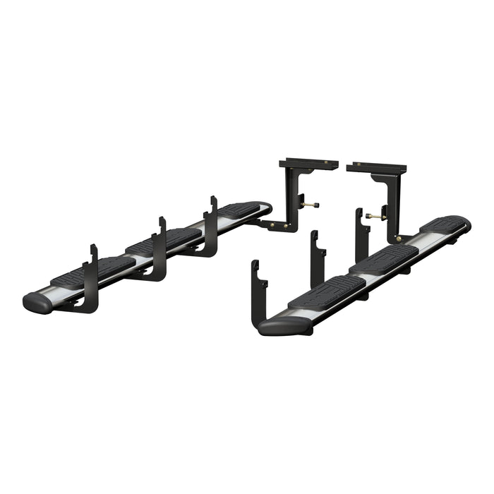 LUVERNE 477101-401733 Regal 7 Polished Stainless 101" Oval W2W Steps, Select Ford F-250, F-350, F-450 - Truck Part Superstore