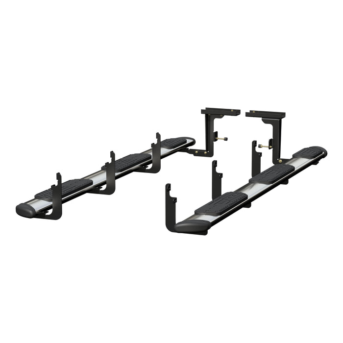 LUVERNE 477108-401733 Regal 7 Polished Stainless 108" Oval W2W Steps, Select Ford F-250, F-350, F-450 - Truck Part Superstore