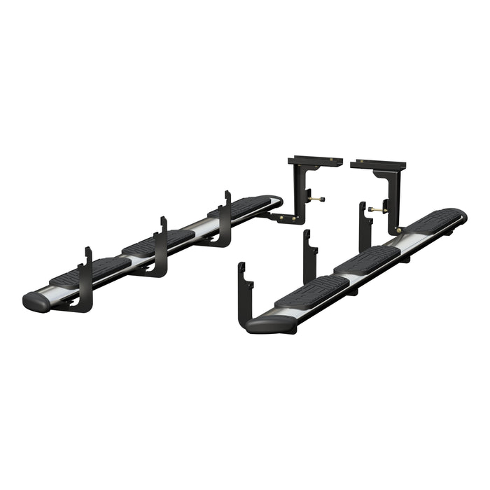 LUVERNE 477113-401733 Regal 7 Polished Stainless 113" Oval W2W Steps, Select Ford F-250, F-350, F-450 - Truck Part Superstore