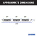 LUVERNE 477113-401733 Regal 7 Polished Stainless 113" Oval W2W Steps, Select Ford F-250, F-350, F-450 - Truck Part Superstore