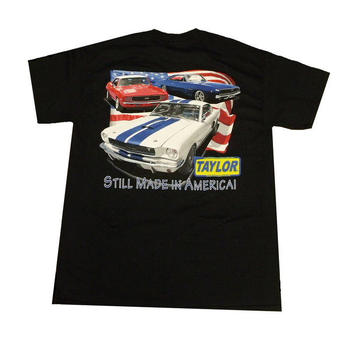 Taylor Cable 481-2013 Taylor And Vertex T-Shirt; Taylor Cable Apparel; Large; Black; - Truck Part Superstore