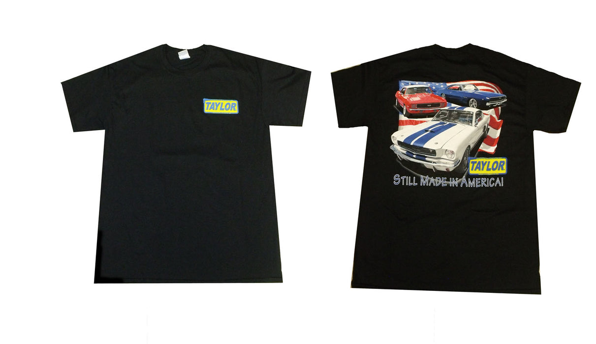 Taylor Cable 482-2013 Taylor And Vertex T-Shirt; Taylor Cable Apparel; X-Large; Black; - Truck Part Superstore