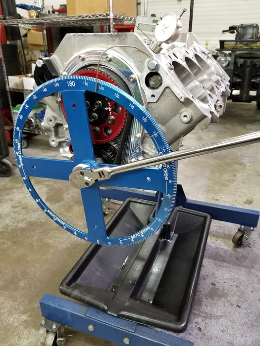 ProForm 67490 Camshaft Degree Wheel Pro 16 Inch Diameter Blue Anodized White Numbers Billet Aluminum Proform - Truck Part Superstore