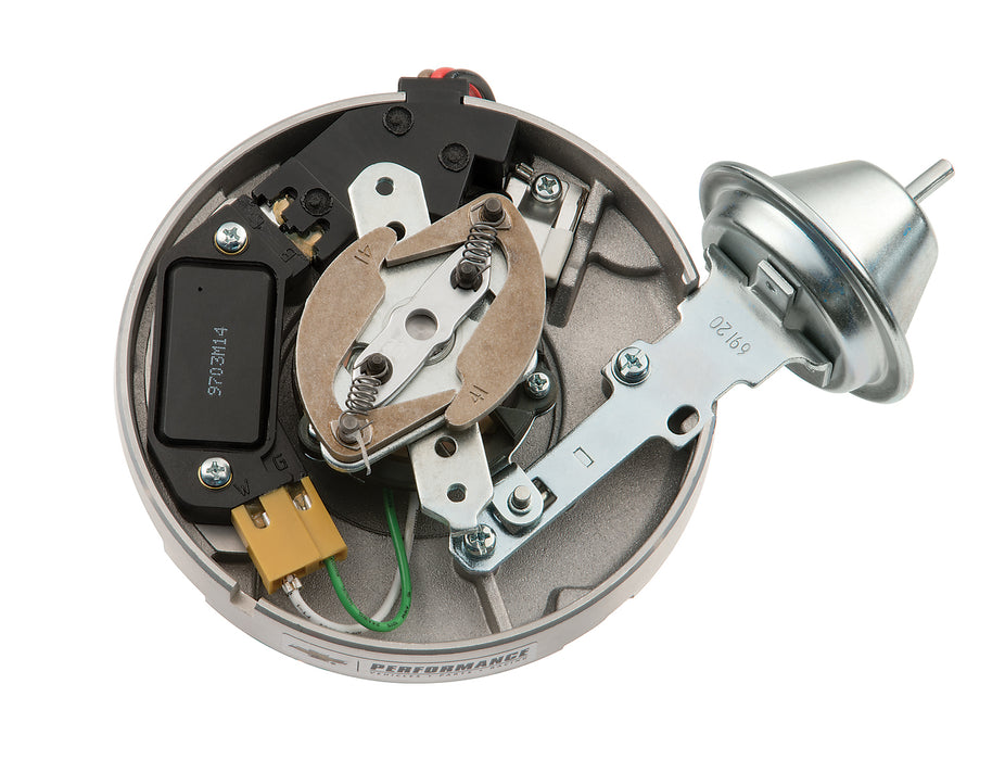 Proform 141-681 HEI Distributor; Chevy Small and Big Block V8 ; Melonized Steel Gear; Yellow Cap - Truck Part Superstore