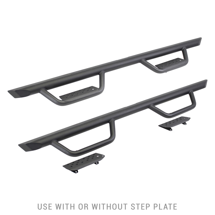 Go Rhino D224506T Drop down hoop step design is ideal for lifted vehicles or larger tires - Truck Part Superstore