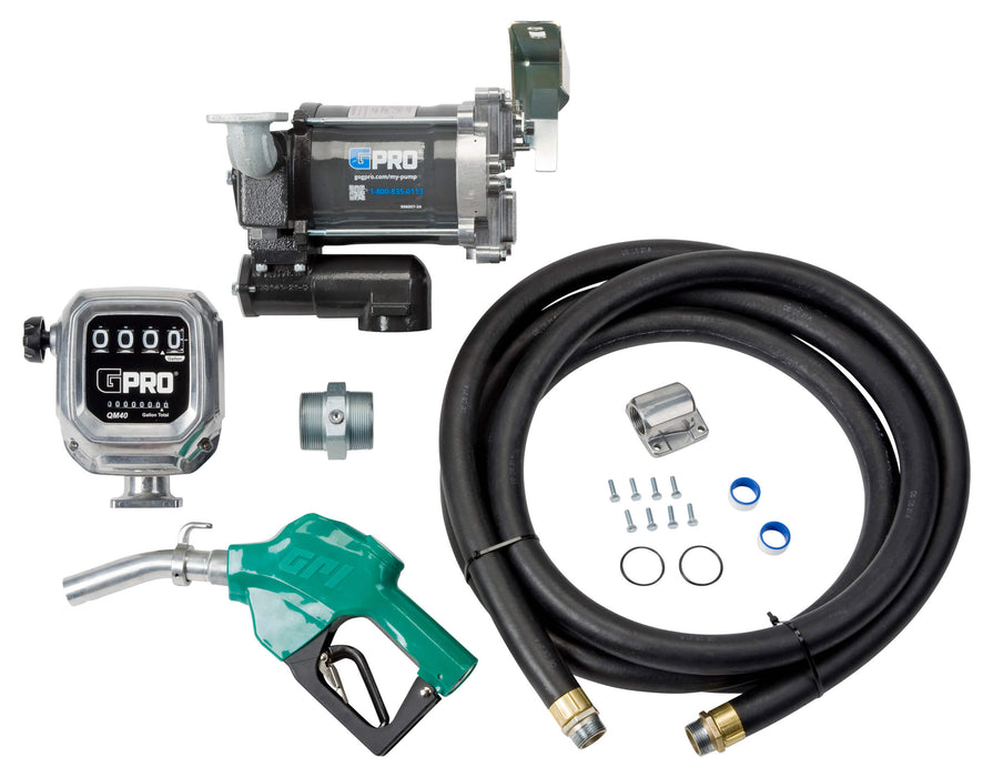 GPRO 20 GPM 115V Fuel Transfer Pump with QM Fuel Meter - Truck Part Superstore