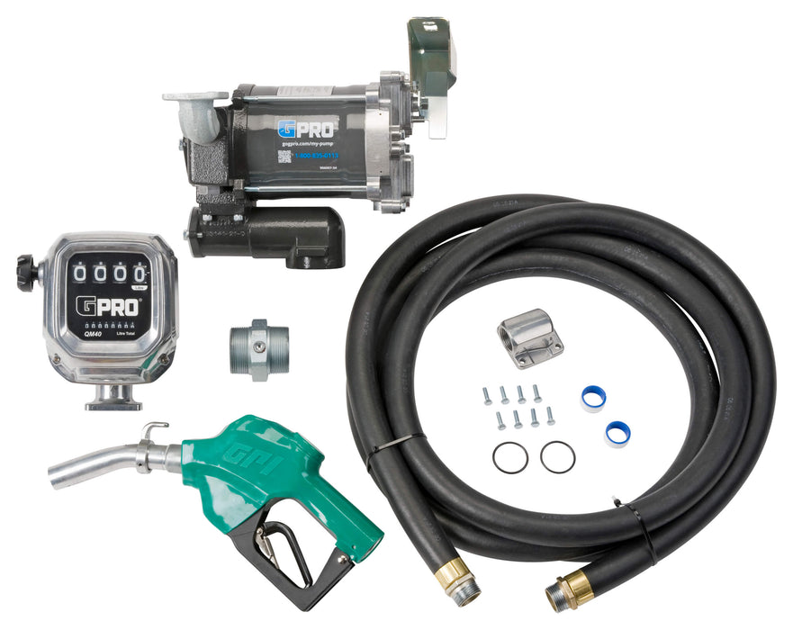 GPRO 20 GPM 115V Fuel Transfer Pump with QM Fuel Meter - Truck Part Superstore