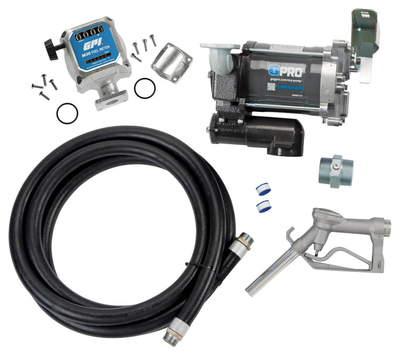 GPRO 20GPM 115V Fuel Transfer Pump with M30 Fuel Meter - Truck Part Superstore