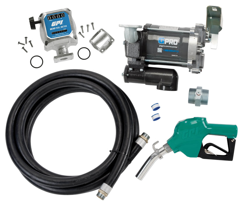 GPRO 20GPM 115V Fuel Transfer Pump with M30 Fuel Meter - Truck Part Superstore