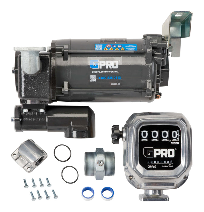 115V 35 GPM Fuel Transfer Pump with QM Meter - Truck Part Superstore