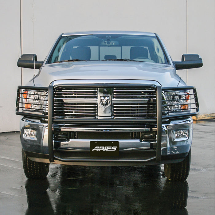 ARIES 5056 Black Steel Grille Guard, Select Dodge, Ram 2500, 3500 for Select Ram 2500