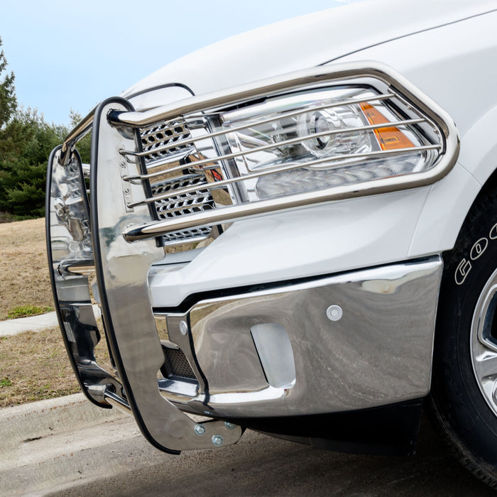 ARIES 5058-2 Polished Stainless Grille Guard, Select Dodge, Ram 1500 for Select Ram 1500