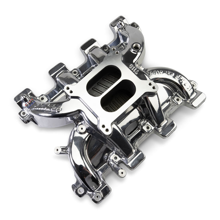 Edelbrock 71187-CP Performer RPM Small Block Chevy LS1 Intake Manifold Only, Chrome Plasma finish - Truck Part Superstore