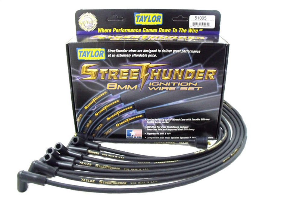 Taylor Cable 51017 Street Thunder 8mm Ignition Wire Set - Truck Part Superstore