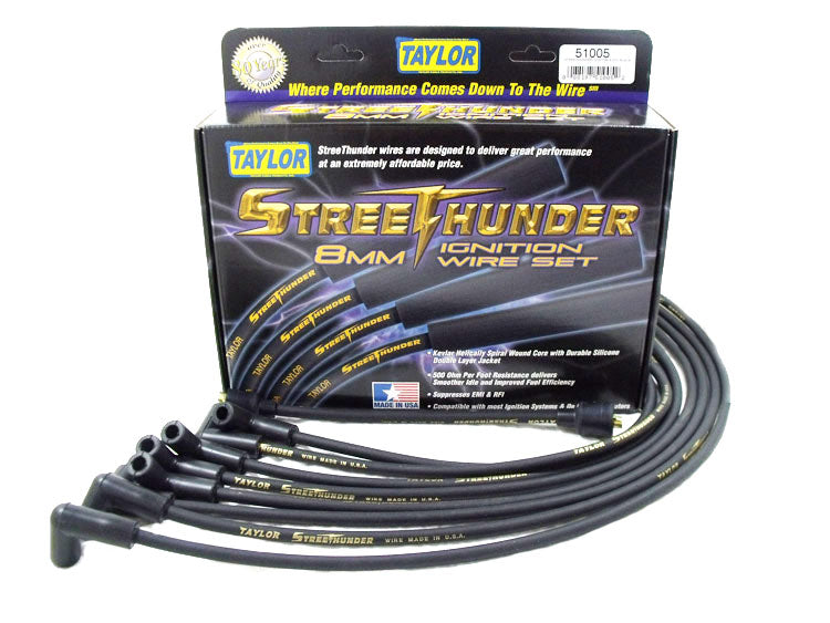 Taylor Cable 51009 Street Thunder 8mm Ignition Wire Set - Truck Part Superstore