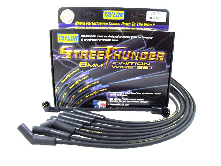 Taylor Cable 51014 Street Thunder 8mm Ignition Wire Set - Truck Part Superstore