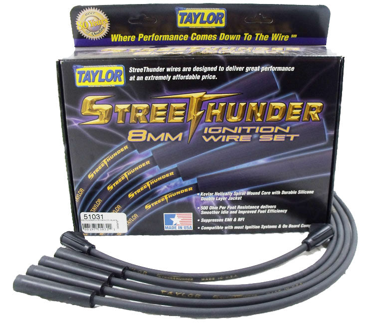 Taylor Cable 51031 Street Thunder 8mm Ignition Wire Set - Truck Part Superstore