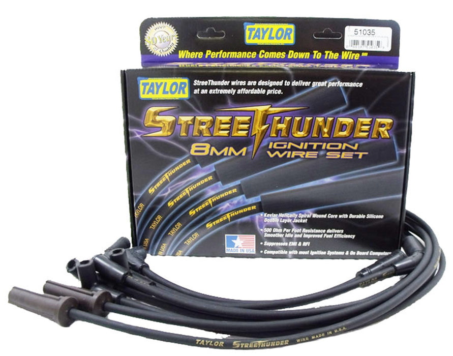 Taylor Cable 51035 Street Thunder 8mm Ignition Wire Set - Truck Part Superstore