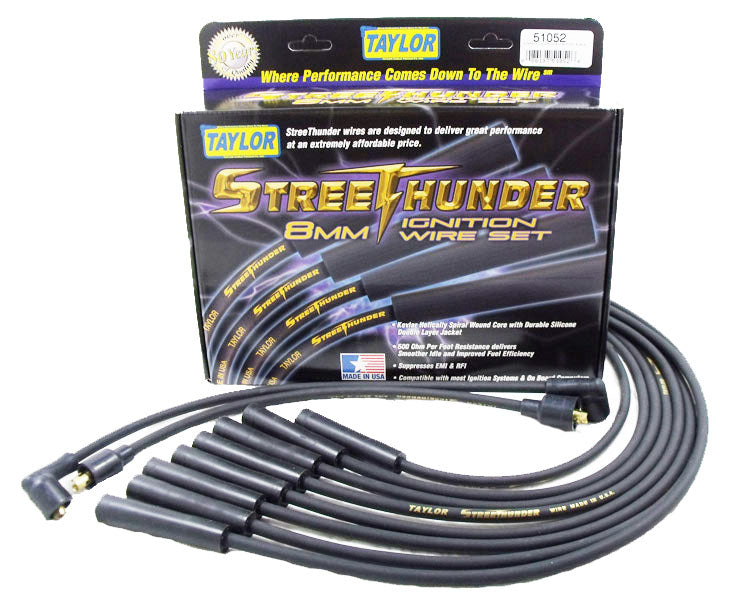 Taylor Cable 51052 Street Thunder 8mm Ignition Wire Set - Truck Part Superstore