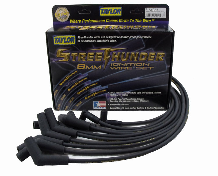 Taylor Cable 51057 Street Thunder 8mm Ignition Wire Set - Truck Part Superstore