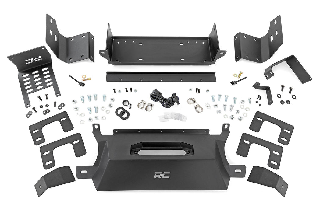 Rough Country 51065 Hidden Winch Mount All Models Ford Bronco 4WD (21-23) Rough Country - Truck Part Superstore