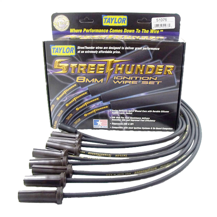Taylor Cable 51076 Street Thunder 8mm Ignition Wire Set - Truck Part Superstore