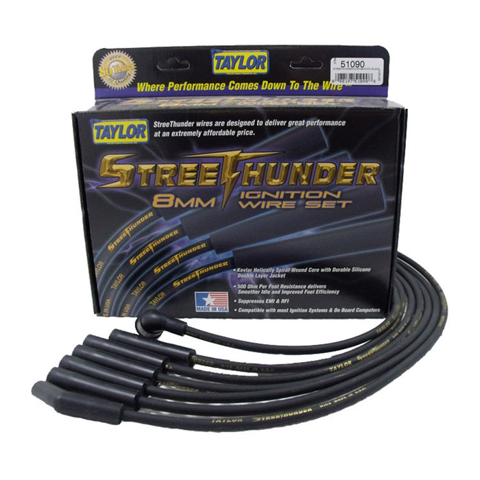 Taylor Cable 51090 Street Thunder 8mm Ignition Wire Set - Truck Part Superstore