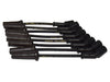 Taylor Cable 51644 Street Thunder 8mm Ignition Wire Set; Blue; Stock; 9.5 in.; 180 Deg. Plug Boot; - Truck Part Superstore