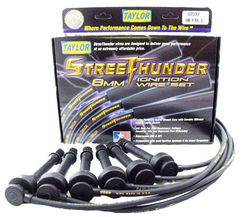 Taylor Cable 52037 Street Thunder 8mm Ignition Wire Set - Truck Part Superstore
