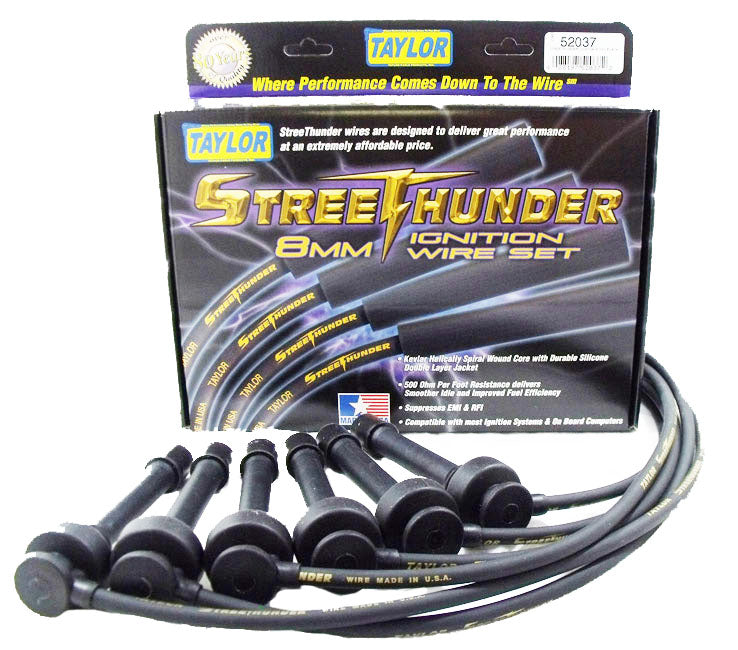 Taylor Cable 52037 Street Thunder 8mm Ignition Wire Set - Truck Part Superstore