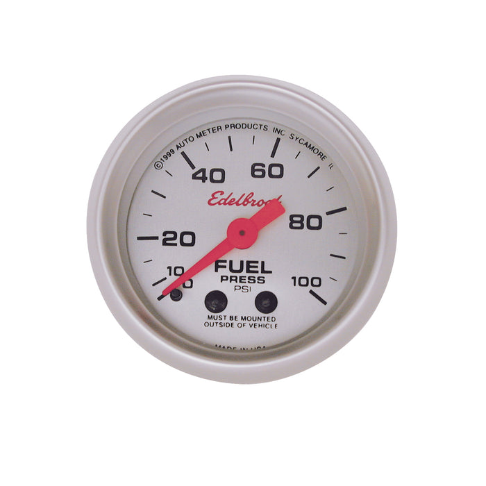 Edelbrock 73829 Fuel Pressure Gauge - Truck Part Superstore