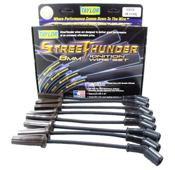 Taylor Cable 53005 Street Thunder 8mm Ignition Wire Set - Truck Part Superstore
