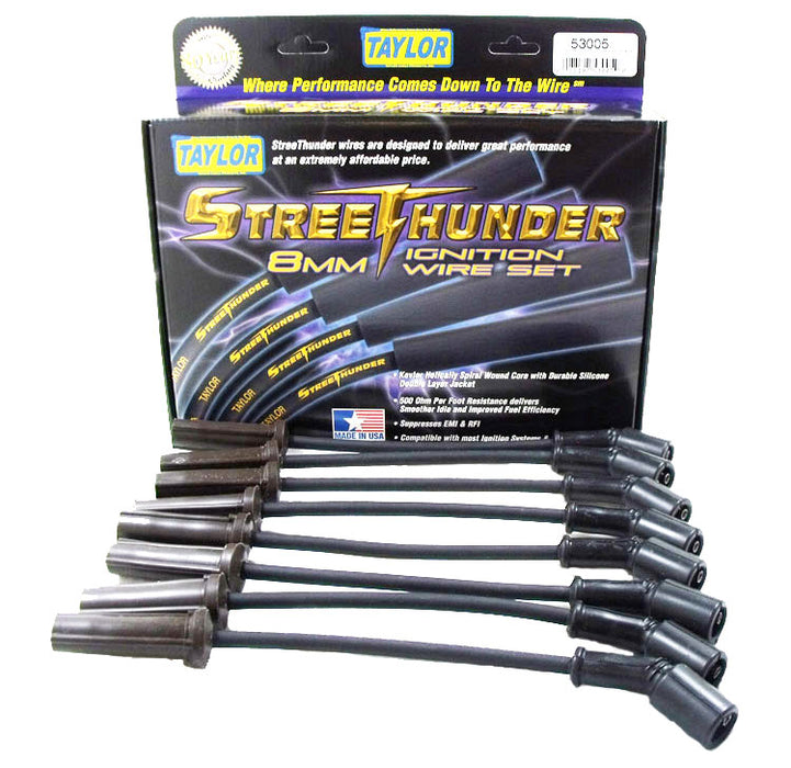 Taylor Cable 53005 Street Thunder 8mm Ignition Wire Set - Truck Part Superstore