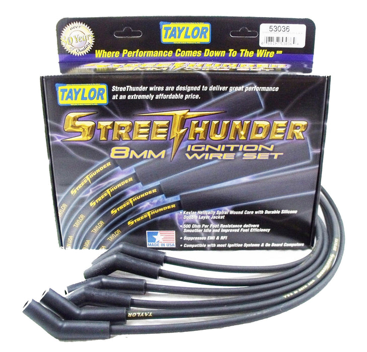 Taylor Cable 53036 Street Thunder 8mm Ignition Wire Set - Truck Part Superstore