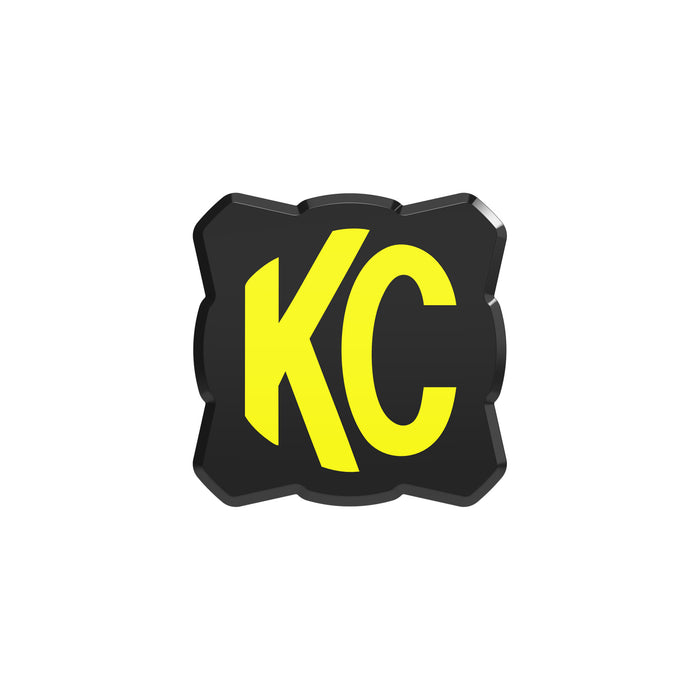KC HiLiTES 5328 FLEX ERA 1 - Light Cover - Black / Yellow KC Logo - Truck Part Superstore