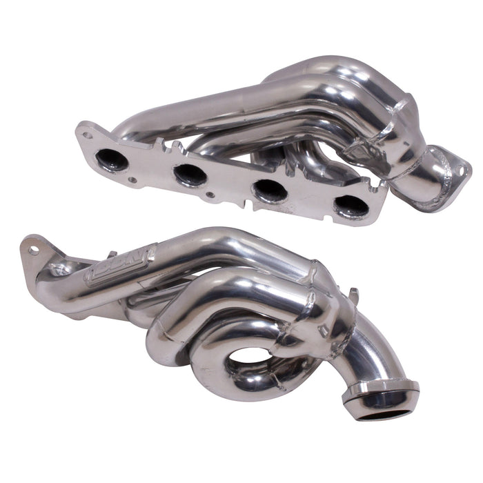 BBK Performance Parts 19430 2011-2014 FORD F150 5.0 TRUCK 1-3/4 SHORTY EXHAUST HEADERS (SILVER CERAMIC) - Truck Part Superstore