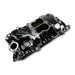 Edelbrock 2161-BP Performer 2-O Manifold for 1965-90 B/B Chevy Oval Port Heads, Black Plasma - Truck Part Superstore