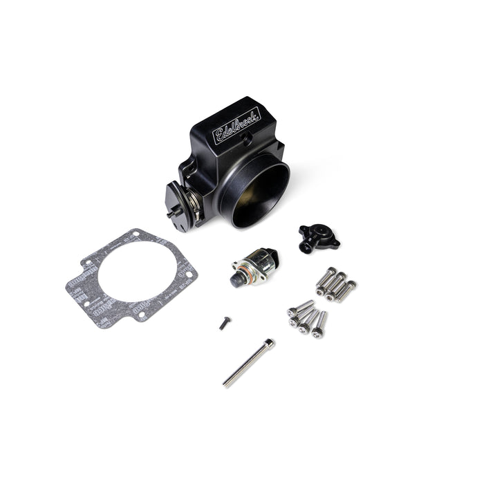 Edelbrock 39703 Edelbrock Victor LS Series 90mm Throttle Body, Black - Truck Part Superstore