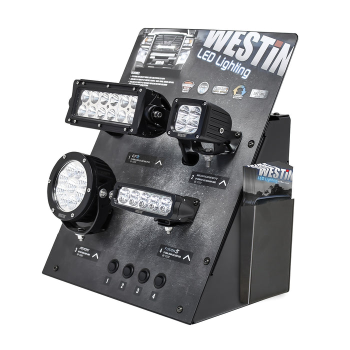 Westin 55409-02 LED Counter Display w/EF2 Light; Black; - Truck Part Superstore