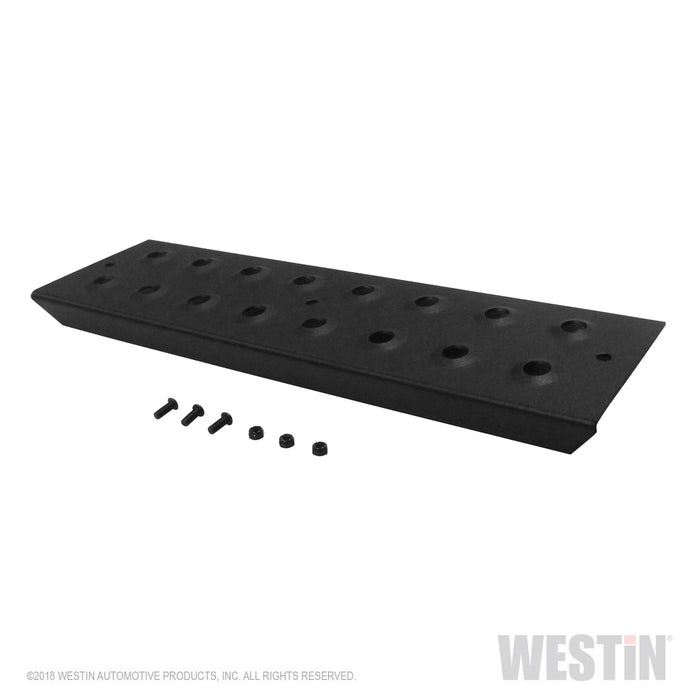 Westin 56-10001 HDX Drop Replacement Step Plate Kit; Incl. 15.5 in. Step Pad; Hardware; - Truck Part Superstore