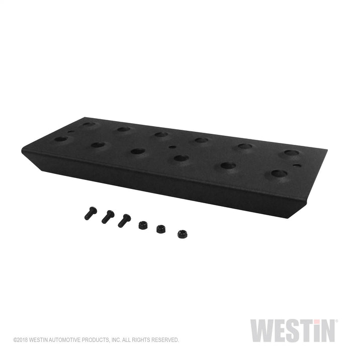 Westin 56-10002 HDX Drop Replacement Step Plate Kit; Incl. 11 in. Step Pad And Hardware; - Truck Part Superstore