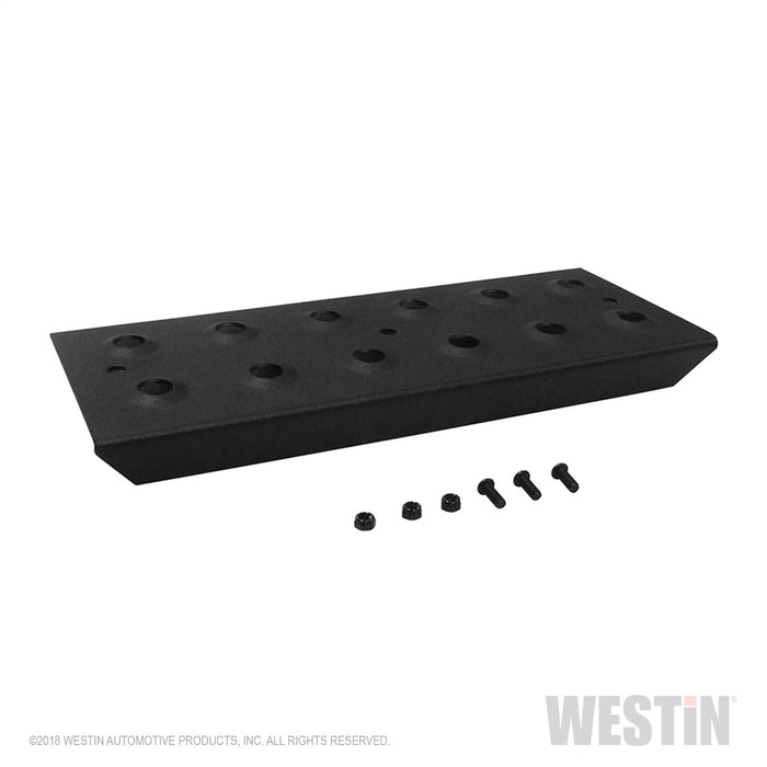 Westin 56-10002 HDX Drop Replacement Step Plate Kit; Incl. 11 in. Step Pad And Hardware; - Truck Part Superstore