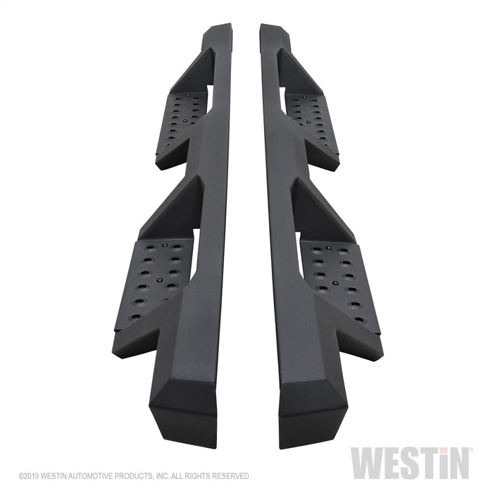 Westin 56-12675 HDX Drop Nerf Step Bars; Textured Black; Steel; - Truck Part Superstore
