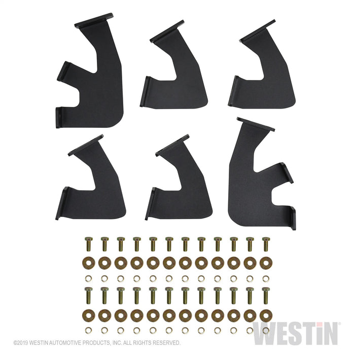 Westin 56-12675 HDX Drop Nerf Step Bars; Textured Black; Steel; - Truck Part Superstore