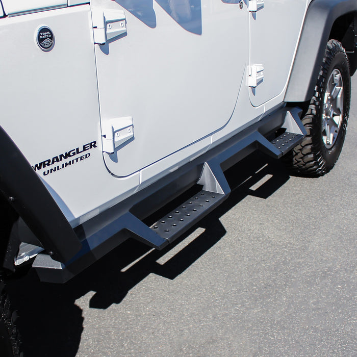 Westin 56-13295 HDX Drop Nerf Step Bars; Textured Black Powder Coated Steel; Mount Kit Included; - Truck Part Superstore